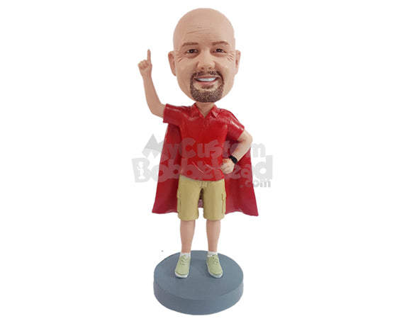 Super sorporate worker wering nice jobe related clothing and cape Personalized Bobblehead Super sorporate worker wering nice jobe related clothing and cape Personalized Bobblehead